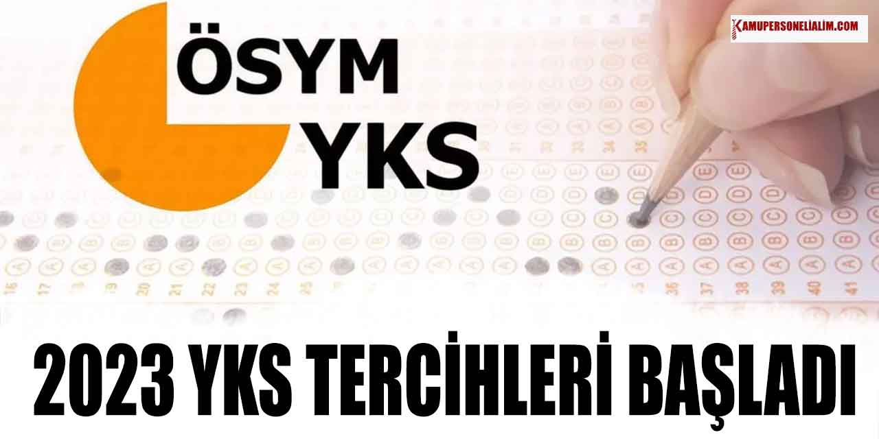 2023 YKS Tercih Kılavuzunu ÖSYM Yayımladı (AYT TYT)