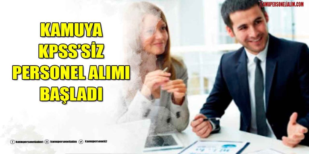 Kamuya KPSS Şartsız 24 Personel Alımı İş Kurumu Başvuruları