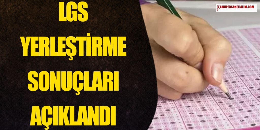 MEB LGS Yerleştirme Sonuç Sorgulama Ekranı 2023