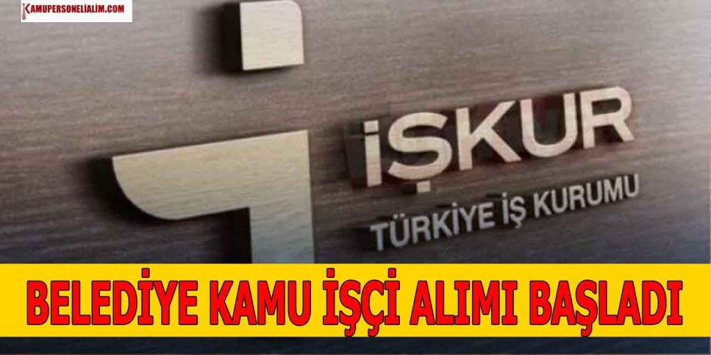 Milas Belediyesi Asgari Ücretle 10 Kamu İşçi Alımı Yapıyor