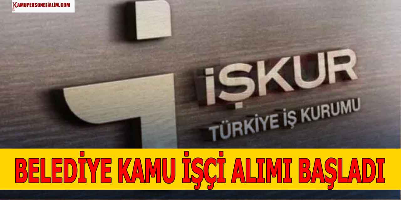 Milas Belediyesi Asgari Ücretle 10 Kamu İşçi Alımı Yapıyor