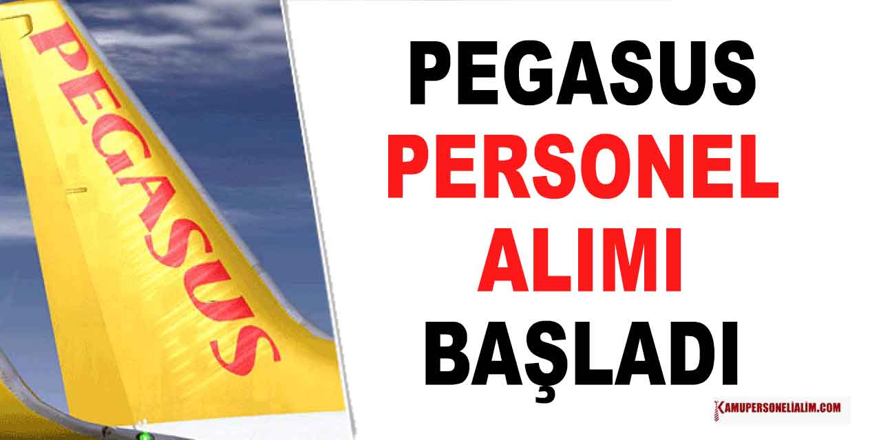 Pegasus 35 Bin TL Maaşla Kabin Memuru Alımı Yapılacak