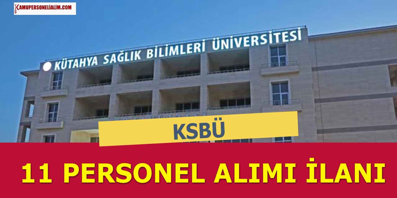 Sağlık Bilimleri Üniversitesi 11 Sözleşmeli Personel Alımı