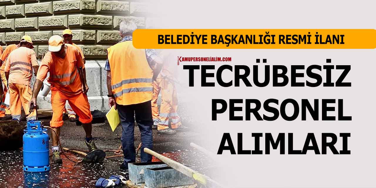 Samsun 19 Mayıs Belediyesi 21 Tecrübesiz İşçi ve Memur Alımı