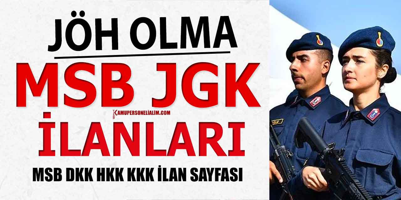 JÖH Olma Yolları ve Jandarma Askeri Personel Alımları