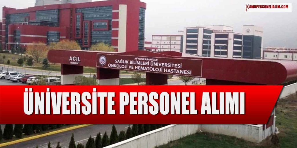 Sağlık Bilimleri Üniversitesi 5 İşçi Alımı Resmi Gazete