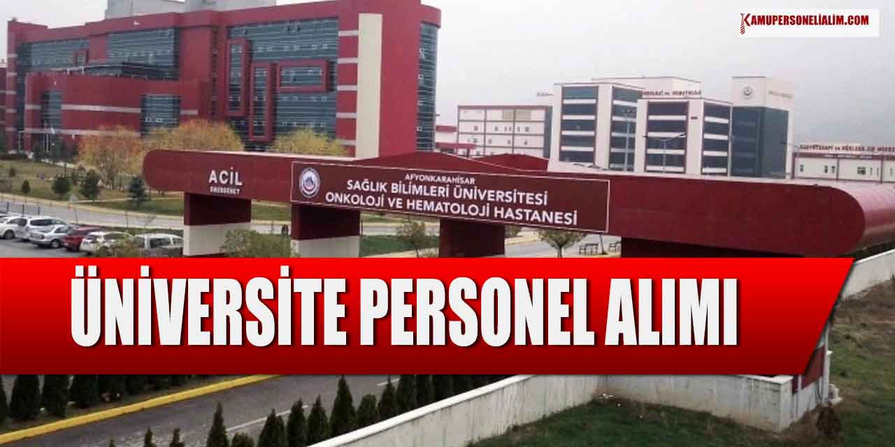 Sağlık Bilimleri Üniversitesi 5 İşçi Alımı Resmi Gazete