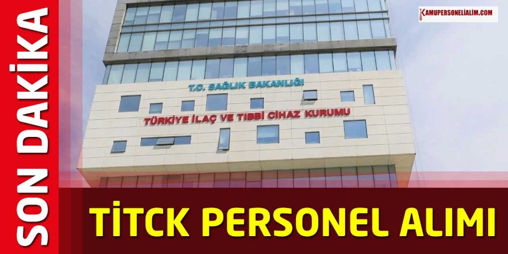TİTCK 100 Eczacı Alımı İhdası Resmi Gazete