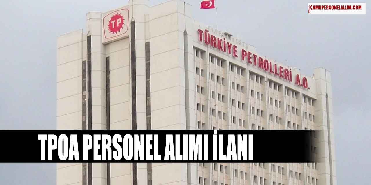 TPAO 121 Devlet Personeli Alımı İŞKUR İlanı