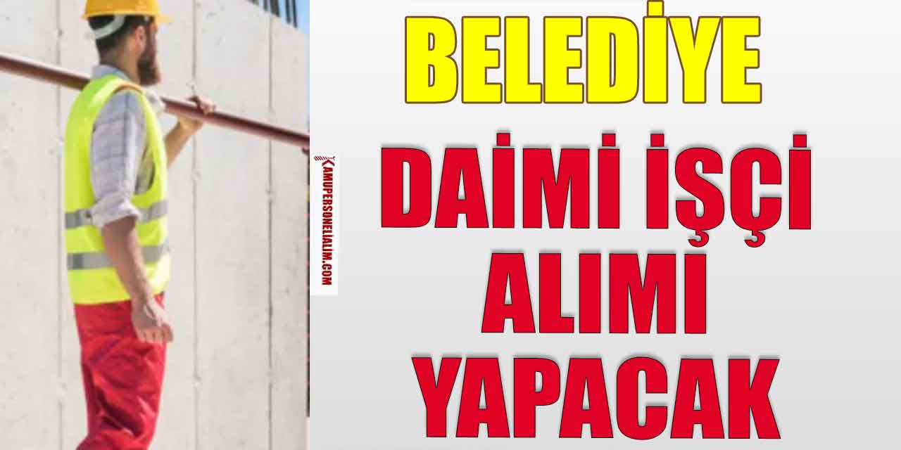 Karabük Belediyesi 8 Daimî Personel Alımı