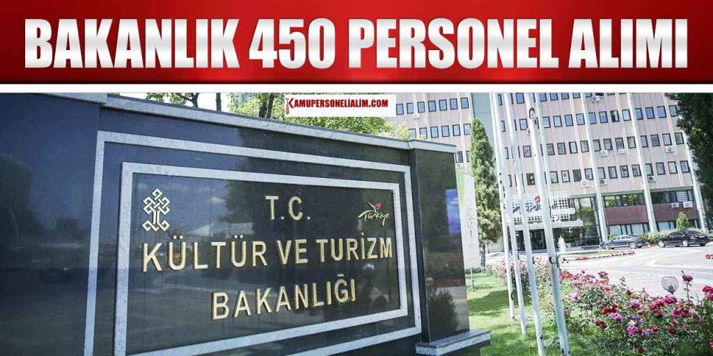 Kültür ve Turizm Bakanlığı 450 Personel Alımı Başvuru Ekranı