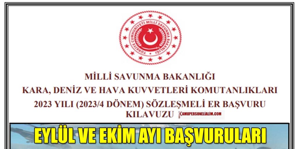 Milli Savunma Bakanlığı TSK Askeri Personel Alımı 2023 Başvuru Ekranı
