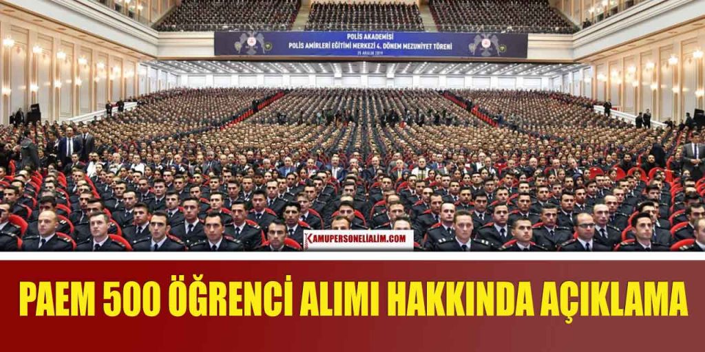 PAEM 500 Personel Alımı Sonuç Sorgulama Ekranı ve Ücret Ödeme Şekli