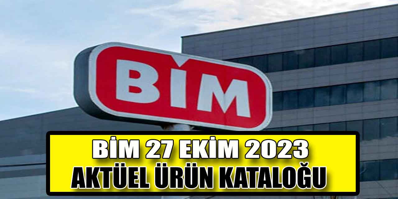 Bim 27 Ekim 2023 Aktüel Ürün Kataloğu