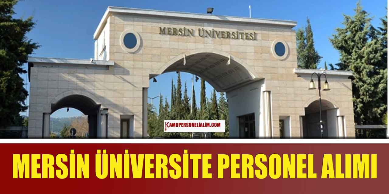Mersin Büyükşehir Belediyesi 7 Sözleşmeli Personel Alımı