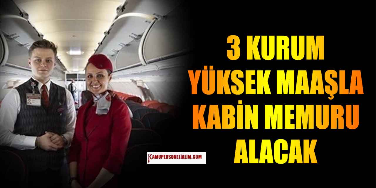 SunExpress, Emirates ve Pegasus Yüksek Maaşla Kabin Memuru Alımı