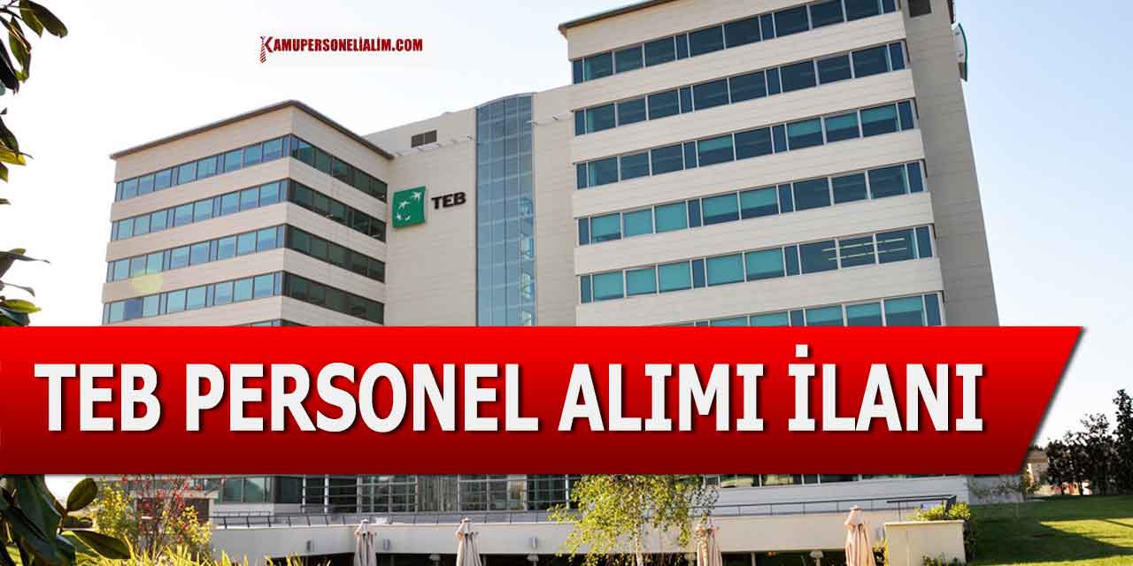 TEB 8 Uzaktan ve İşyerine Personel Alımı Yapacak