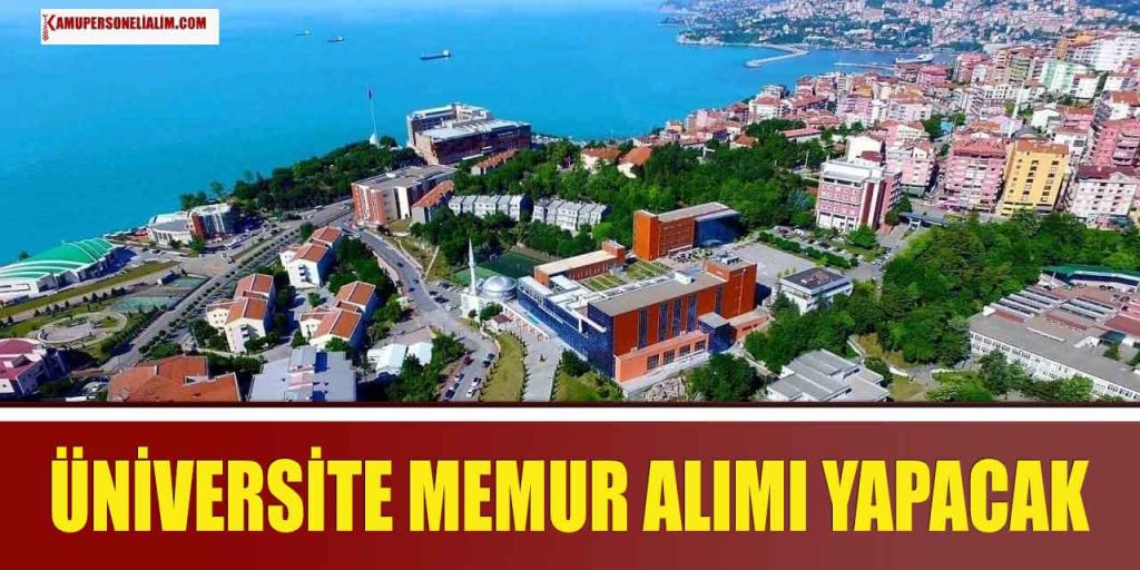Bülent Ecevit Üniversitesi Mülakatsız 81 Kamu Personel Alımı