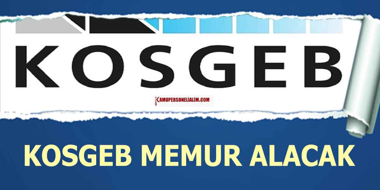 KOSGEB Devlet Personel Alımı Başvuru Ekranı