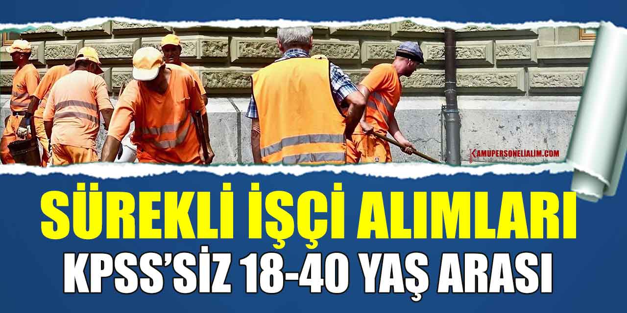 Köprübaşı Belediyesi KPSS’siz Sürekli işçi ve şoför alımı (18-40 Yaş)
