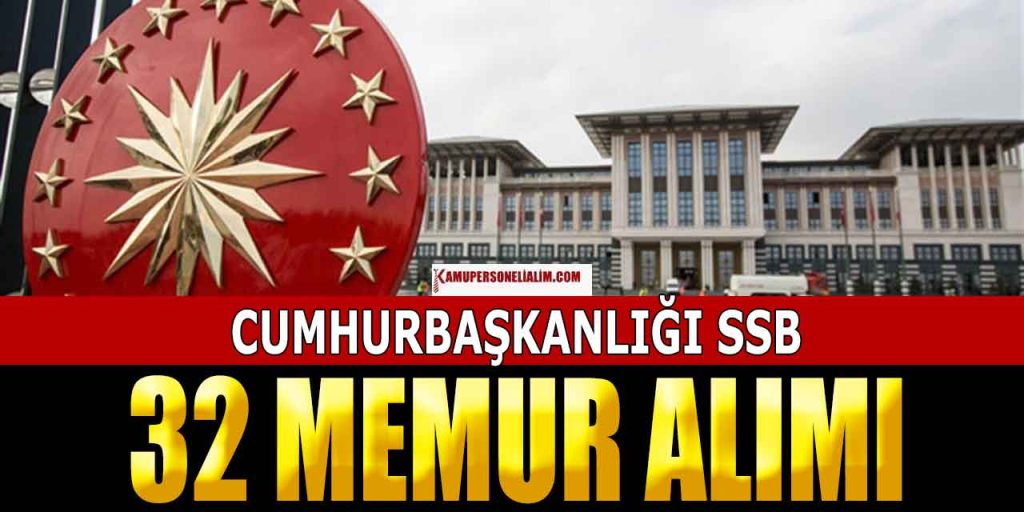 Savunma Sanayii Başkanlığı 32 Memur Alımı (Uzman Yardımcısı Alımı)
