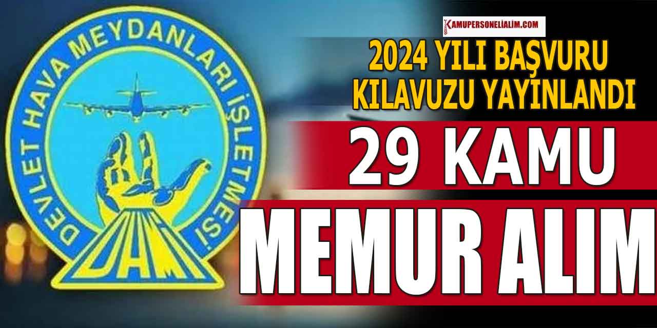Devlet Hava Meydanları 29 Kamu Memur Alımı Başladı