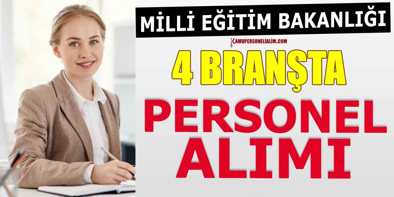 MEB KPSS’siz YEGİTEK Memur ve Kamu Personel Alımı (Danışman)