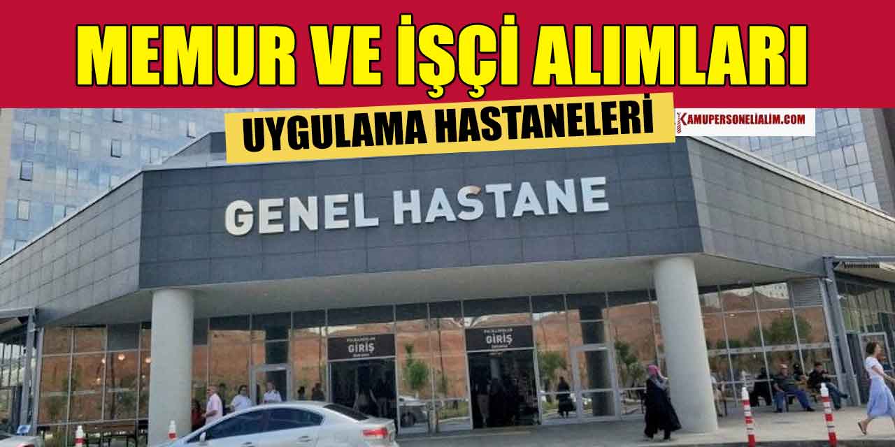 PAÜ Araştırma ve Uygulama Hastaneleri 154 Kamu Personeli Alımı İlan