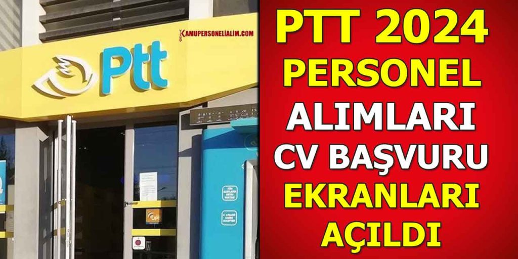 PTT PALL Personel Alımı Başvuru Havuzu Adresi Açıldı