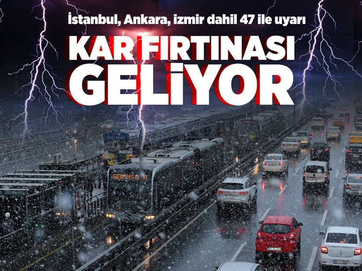 Ankara, İstanbul dahil 47 şehir için resmen alarm verildi! Kar fırtınası geliyor: Önlem almayan fena yanar