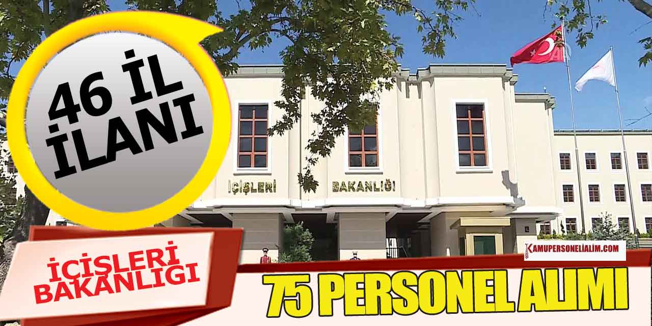 İçişleri Bakanlığı 75 İl Planlama Uzman Yardımcısı Alımı Sınav Kılavuz