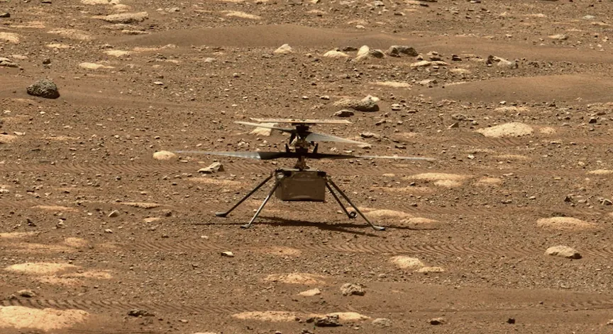 Mars Helikopteri İhtişamla Veda Ediyor