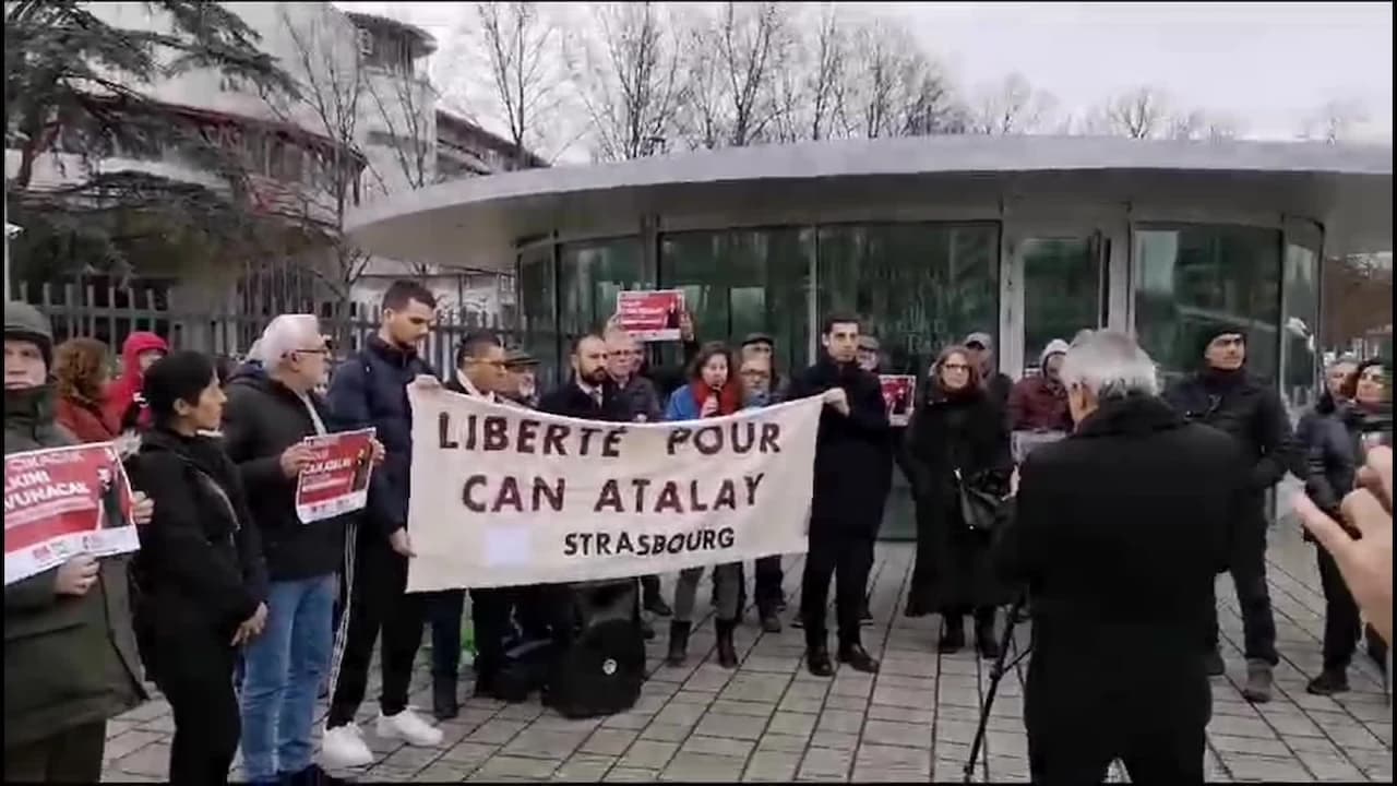 Strasbourg'da Sesler Yükseldi: Can Atalay ve Diğer Siyasi Tutsaklar İçin Özgürlük Çağrısı