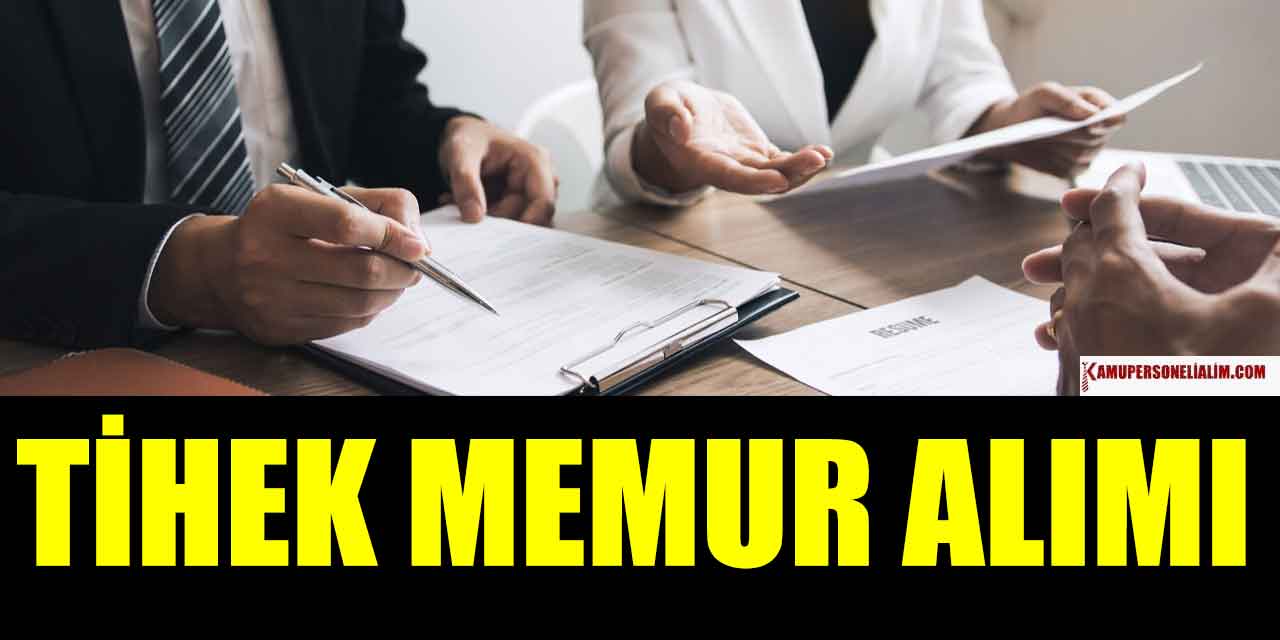 TİHEK 9 Kamu Personel Alımı Başvuruları Başladı