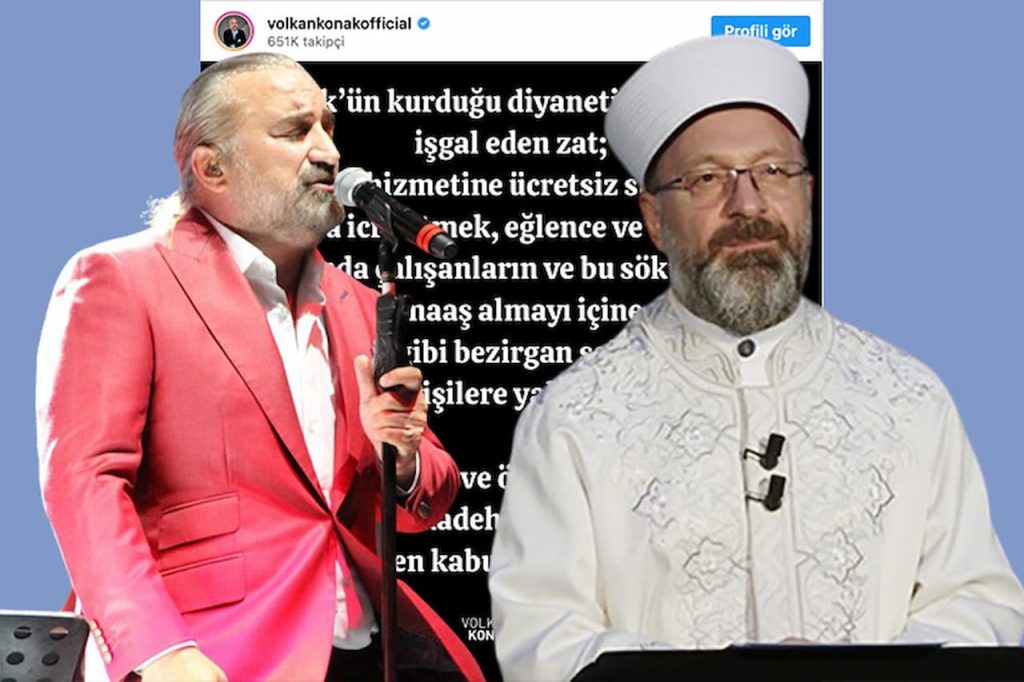 Volkan Konak'ın Diyanet İşleri Başkanı Ali Erbaş'a Eleştirisi Üzerine Açılan Suç Duyurusu