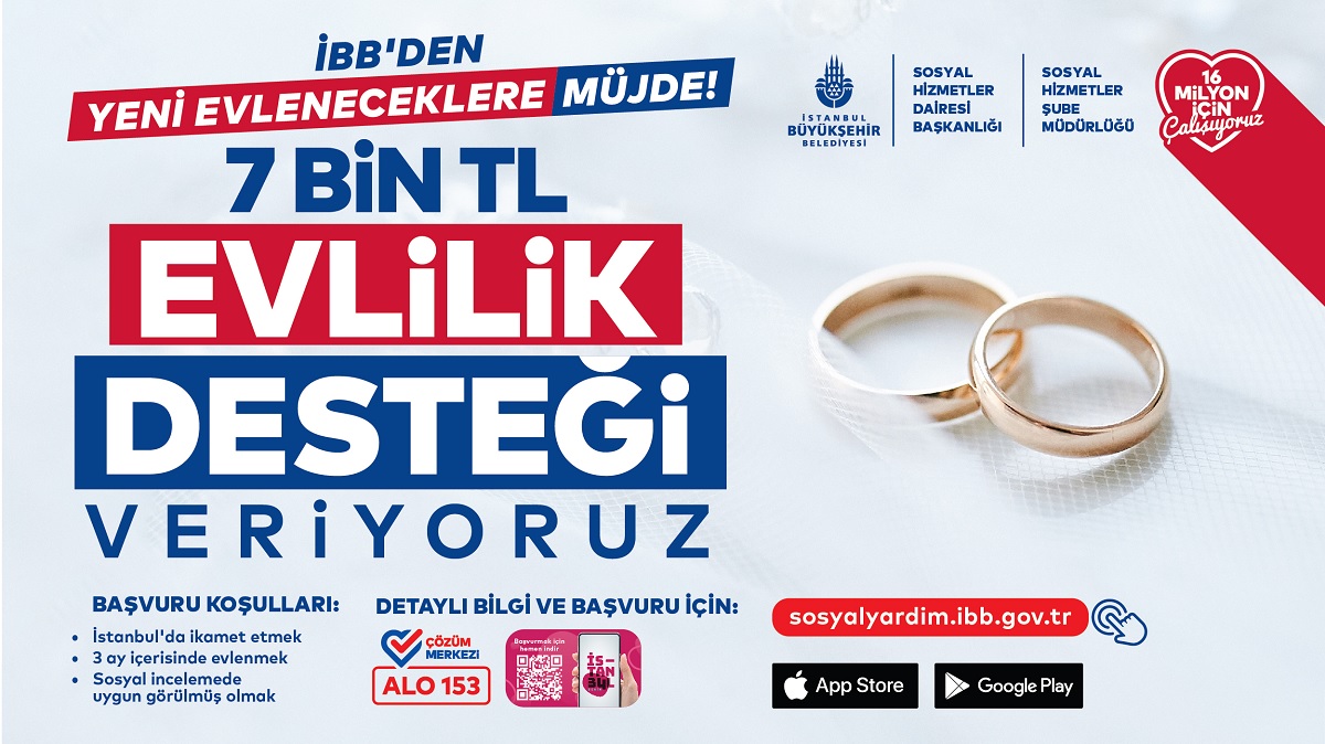 İBB Evlilik Desteği Başvurusu