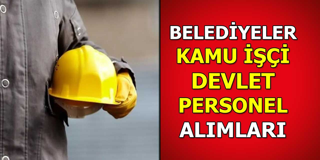Türkiye Belediyeler Birliği Kamu Personeli Alımı (Tekniker-Teknisyen)