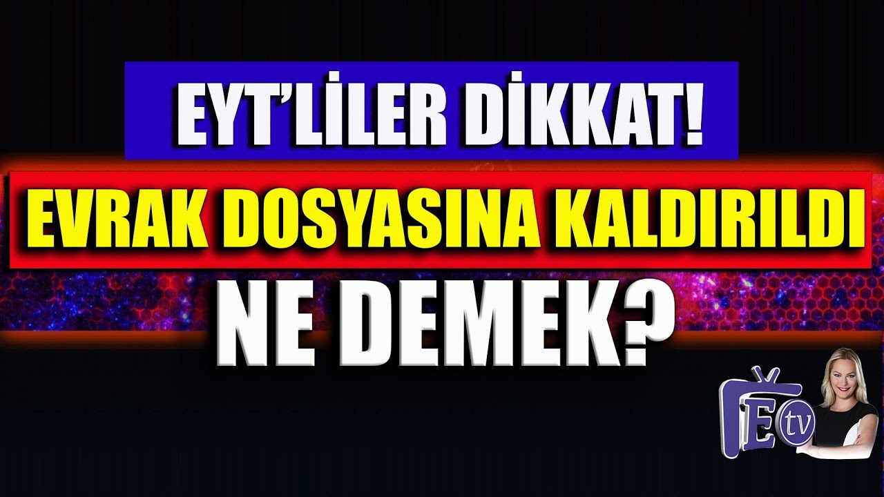 Gelen Evrak Dosyasına Kaldırılmış Ne Demek?