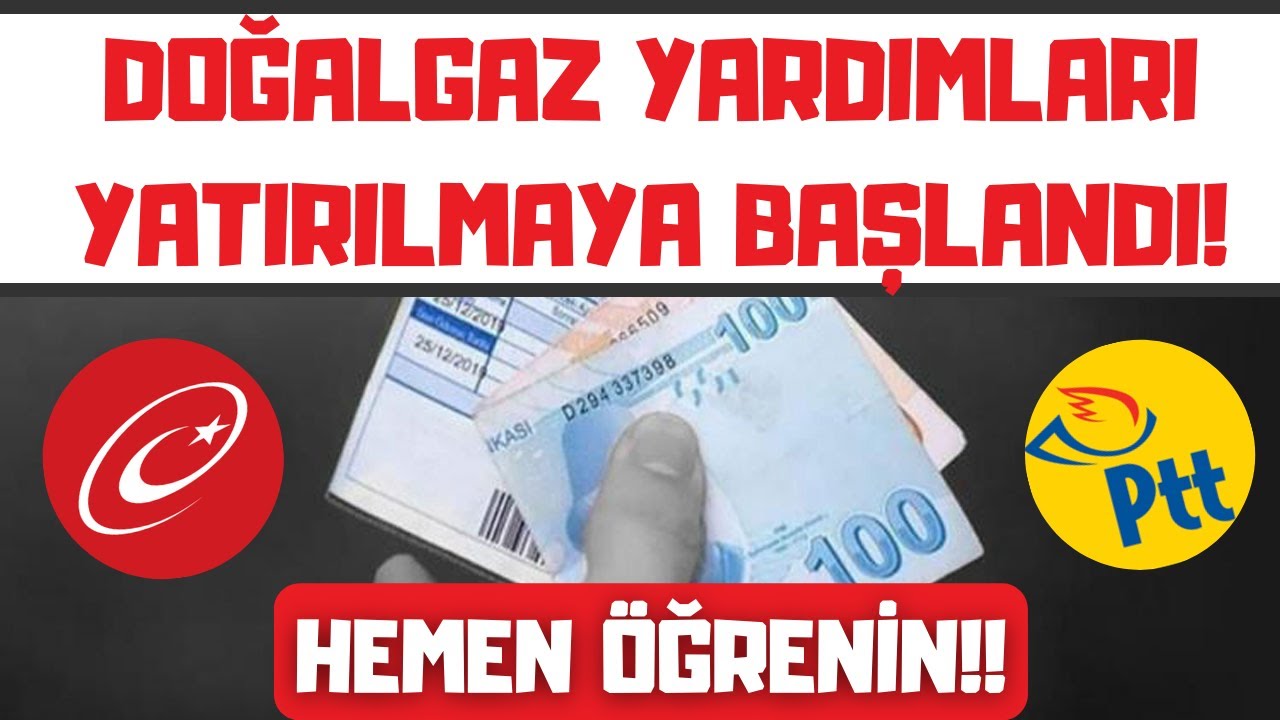 PTT Doğalgaz Yardımı Sorgulama