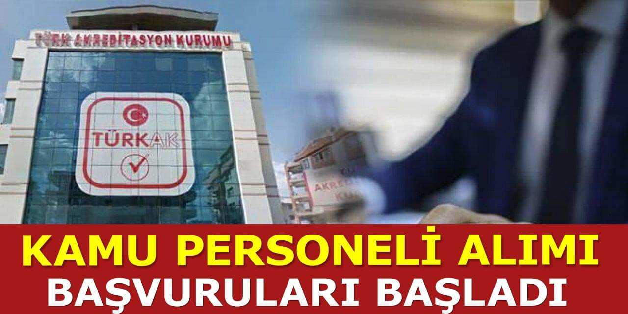 TÜRKAK Kamu Güvenlik Görevlisi, Şoför ve Temizlik Personeli Alımı