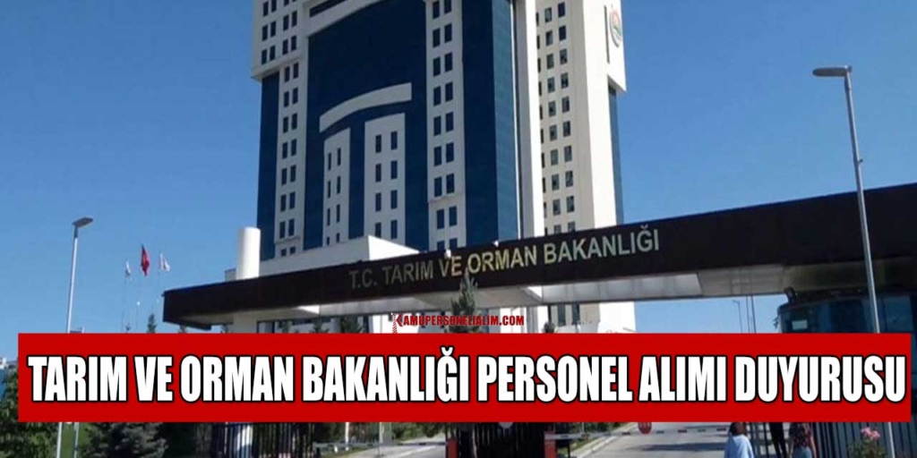 İŞKUR Başvurusu Tarım Orman Müdürlüğü Engelli Personel Alımı