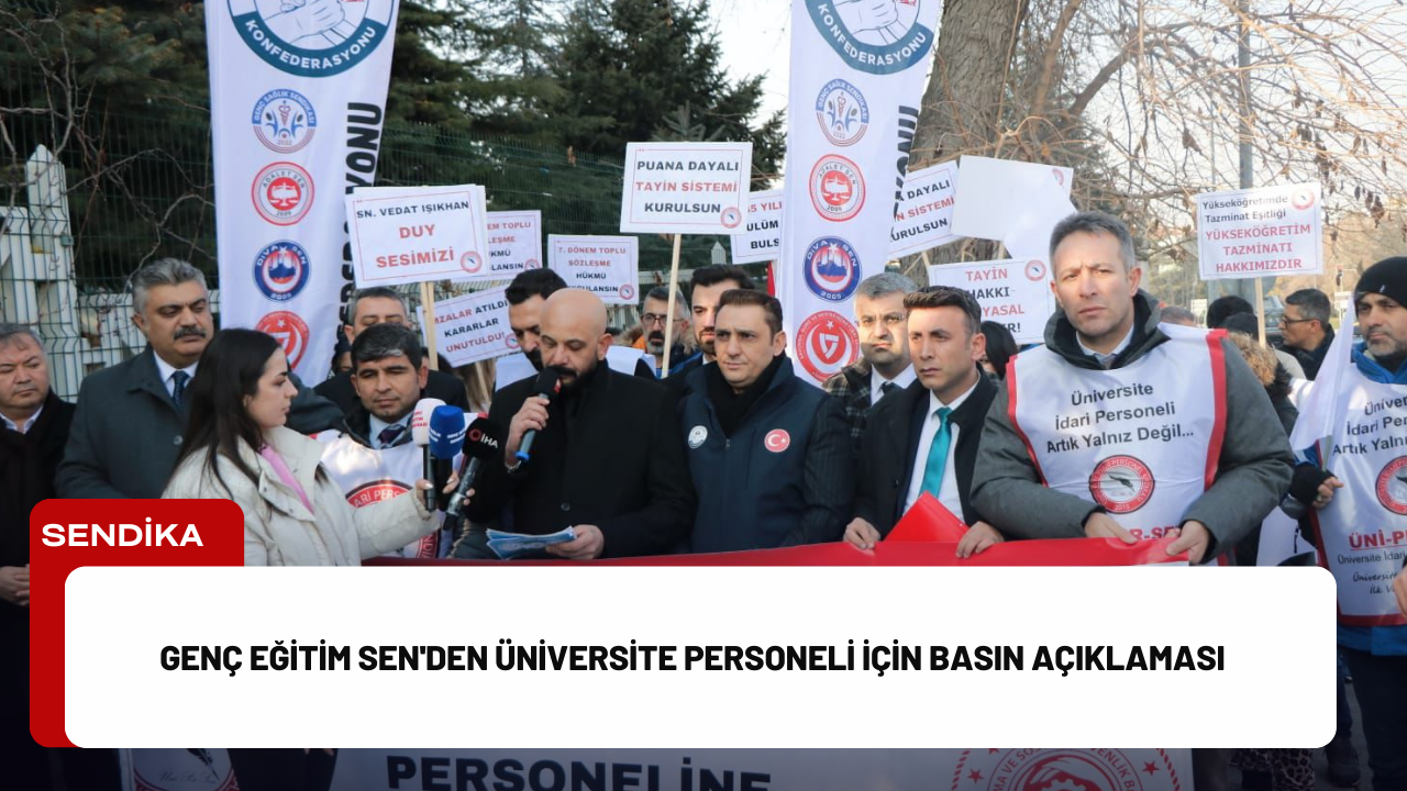 Genç Eğitim Sendikası, bugün