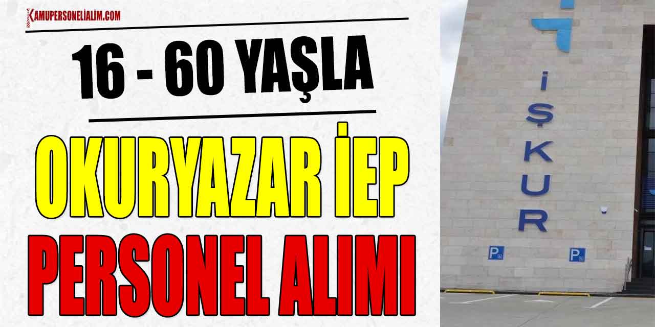İŞKUR İEP Günlük 719,32 TL Cep Harçlığı İle İşçi Alımları