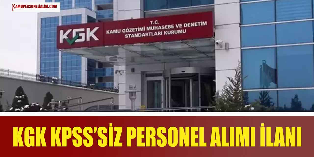 Kamu Gözetimi Muhasebe Ve Denetim Standartları Kurumu Büro Memuru Alımı