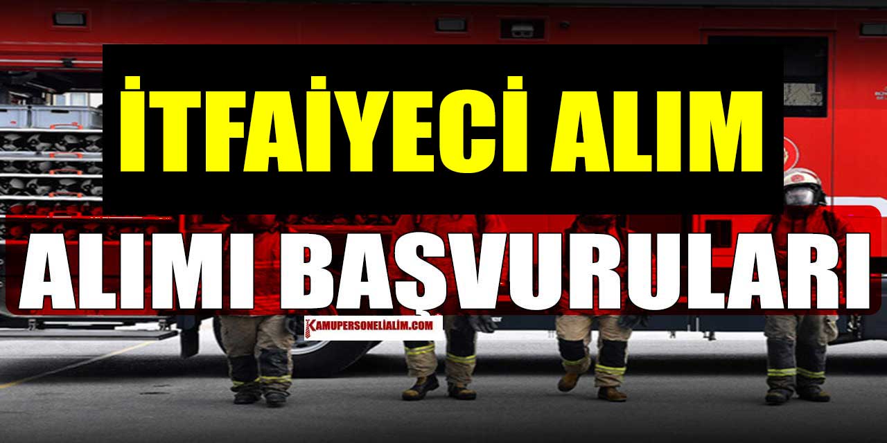 Bursa Büyükşehir Belediyesi 100 İtfaiye Eri Alımı! Lise Önlisans KPSS 60 Puan