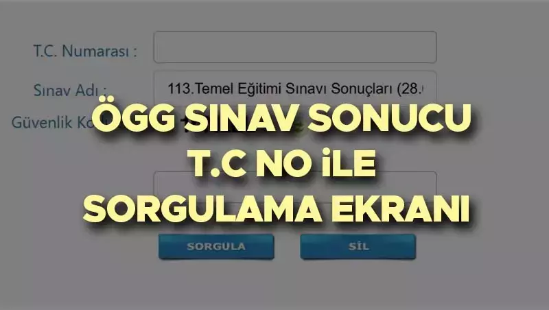 113. Dönem Özel Güvenlik Görevlisi (ÖGG) sınav sonuçları açıklandı mı? ÖGG SINAV SONUÇLARI (TC İLE SORGULA)