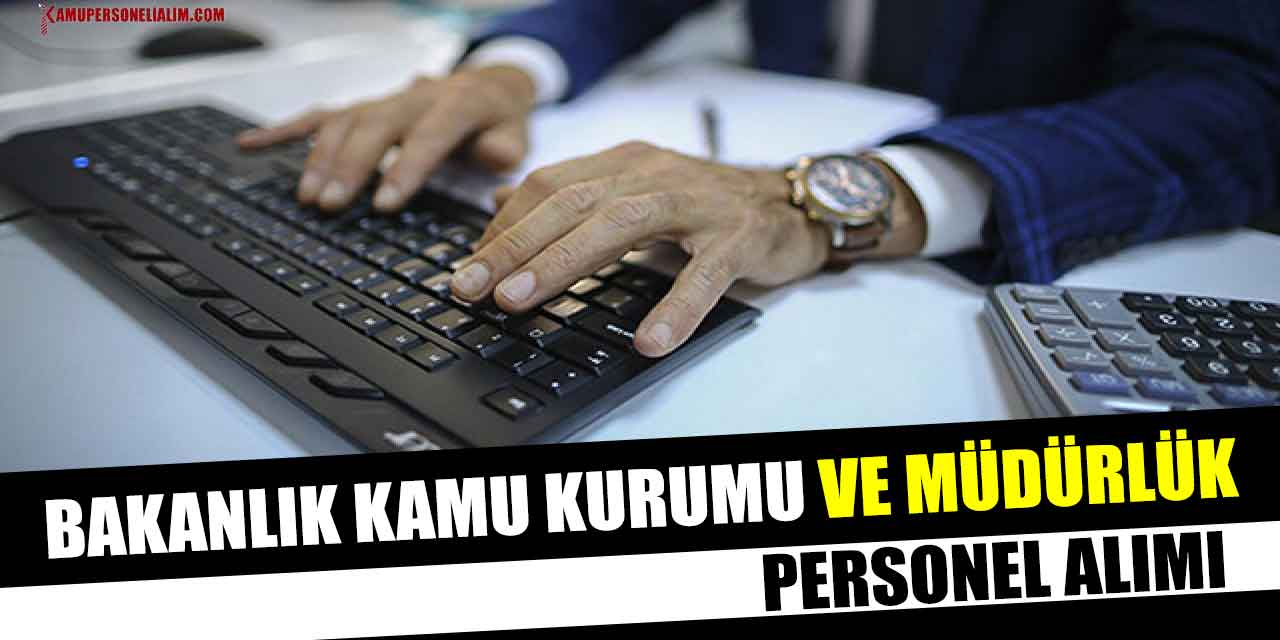 Kültür Bakanlığı 66 Kadrolu İşçi Alımı ve Personel Alımı Başvuru Şekli