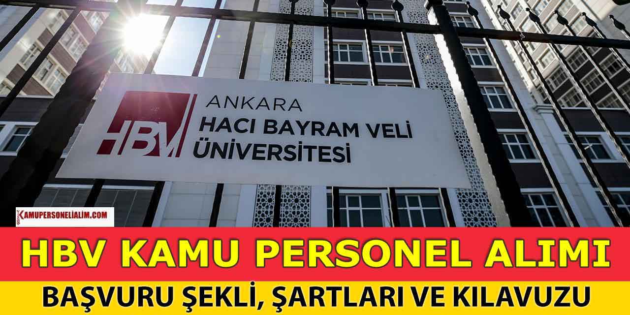 Ankara HBV Üniversitesi Kamu Personeli Alımı 95 Bin TL Maaşla Yapıyor
