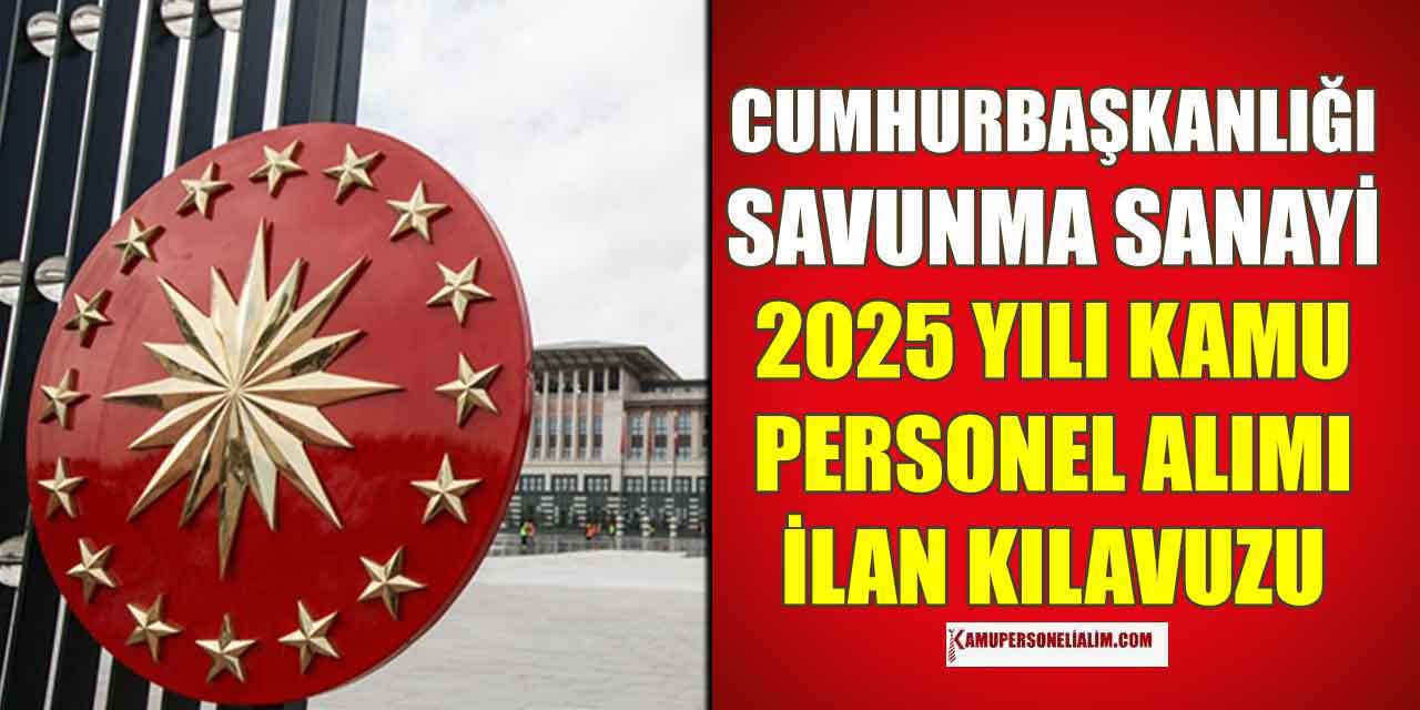 Cumhurbaşkanlığı SSB 38 Yeni Kamu Personel Alımı Mart Nisan Ayı İlanı