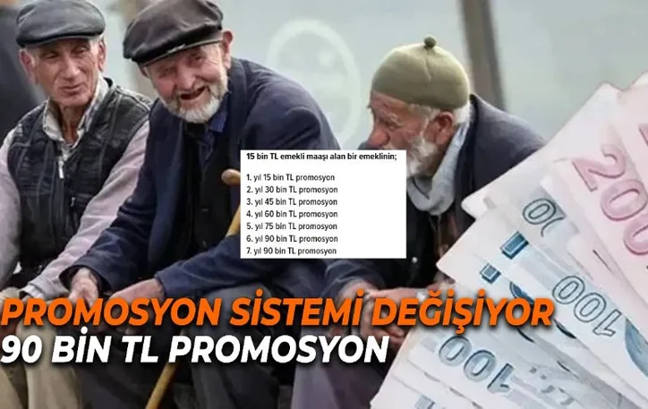 Emeklilere Devrim Gibi Müjde: 90 Bin TL Promosyon ve Her Yıla Bir Maaşla Cebiniz Dolacak